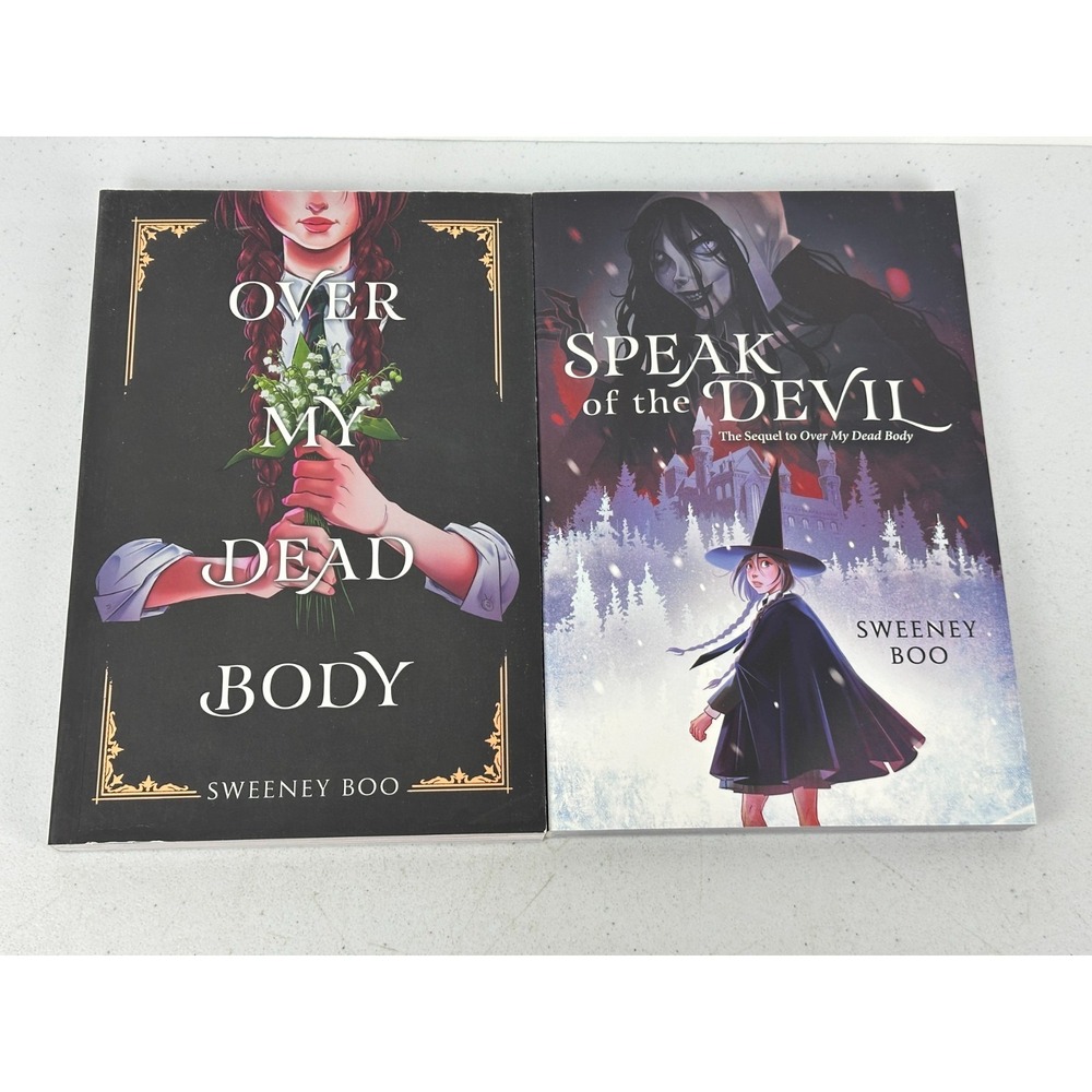 Over My Dead Body & Speak of the Devil Book Lot by Sweeney Boo Graphic Novel NEW